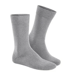 Hudson Herren-Socken Relax Cotton Grau/Dunkelgrau/Hellgrau