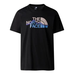 THE NORTH FACE T-Shirt M SS MOUNTAIN LINE schwarz