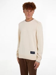 Tommy Hilfiger Rundhalspullover RWB COTTON CREW NECK navy / wei
