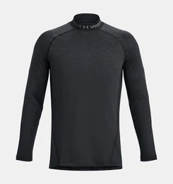 Longpullover UA CG ARMOUR TWIST MOCK BLACK
