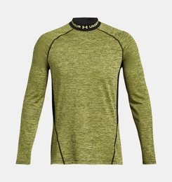 Longpullover UA CG ARMOUR TWIST MOCK LIME YELLOW