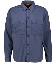 Langarmhemd Herren Overshirt-Hemd LOCKY Oversized Fit (1-tlg)
