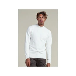 Rundhalspullover offwhite (1-tlg)