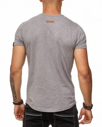 Frchtl T-Shirt mit Knopfleiste Khaki/Grau/Braun/Hellgrau/Beige/Dunkelgrün