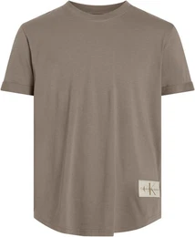 T-Shirt BADGE TURN UP SLEEVE mit Logopatch