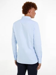 Tommy Hilfiger Langarmhemd OXFORD DOBBY SF SHIRT Hemden blau