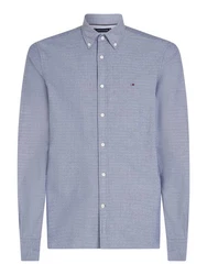 Tommy Hilfiger Langarmhemd OXFORD DOBBY SF SHIRT Hemden blau/schwarz/navy