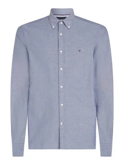 Tommy Hilfiger Langarmhemd OXFORD DOBBY SF SHIRT Hemden blau/schwarz/navy Tommy Hilfiger Langarmhemd OXFORD DOBBY SF SHIRT Hemden blau/schwarz/navy