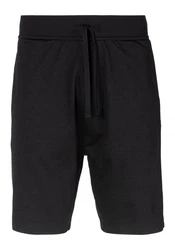 BOSS Sweatshorts Kordelzug Schwarz/Dunkelgrau