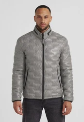Milestone Lederjacke Style MSAversa Grau/Dunkelgrau/Hellgrau