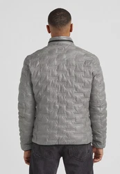 Milestone Lederjacke Style MSAversa Grau/Dunkelgrau/Hellgrau