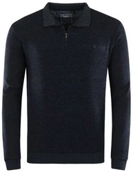 Hajo Sweatshirt Herren Modisch Bügelfrei 