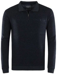 Hajo Sweatshirt Herren Modisch Bügelfrei 