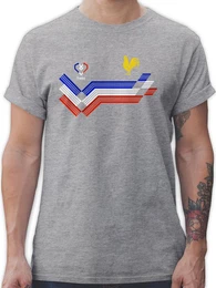 T-Shirt France Fanartikel EM, Frankreich Wappen 2026 Fussball WM Fanartikel