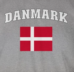 Shirtracer T-Shirt Danmark Schriftzug mit Flagge 2024 Fußball EM Fanartikel 2026