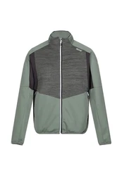 Regatta Strickfleecejacke Grau/Grün/Dunkelgrün/Hellgrau