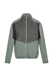 Regatta Strickfleecejacke Grau/Grün/Dunkelgrün/Hellgrau