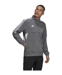 adidas Performance Sweatjacke Condivo 22 Präsentationsjacke Hellgrau/Grau/Dunkelgrau