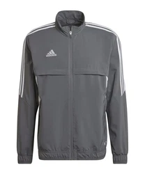 adidas Performance Sweatjacke Condivo 22 Präsentationsjacke Hellgrau/Grau/Dunkelgrau