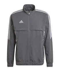 adidas Performance Sweatjacke Condivo 22 Präsentationsjacke Hellgrau/Grau/Dunkelgrau