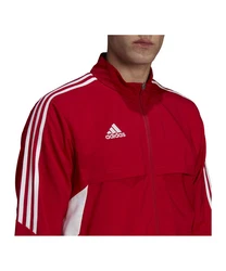 adidas Performance Sweatjacke Condivo 22 Präsentationsjacke Rot/Dunkelrot