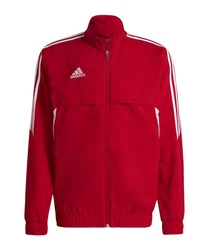 adidas Performance Sweatjacke Condivo 22 Präsentationsjacke Rot/Dunkelrot