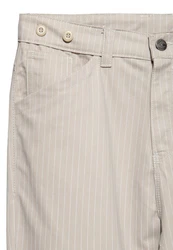 KingKerosin Stoffhose mit Cinch-Back Khaki/Beige