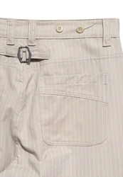 KingKerosin Stoffhose mit Cinch-Back Khaki/Beige