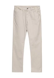 KingKerosin Stoffhose mit Cinch-Back Khaki/Beige