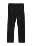 KingKerosin Stoffhose mit Cinch-Back Schwarz/Dunkelblau/Beige