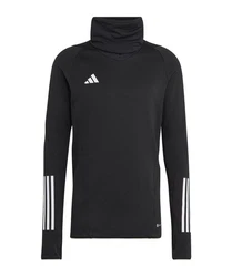adidas Performance Sweatjacke Tiro 23 Warmtop Schwarz/Rot