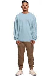 Reichstadt Longsleeve Oversize Langarm Shirt Style 23RS042 Blau (23RS042)