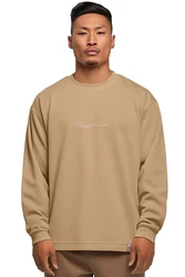 Reichstadt Longsleeve Oversize Langarm Shirt Style 23RS042 Warmbraun (23RS042)