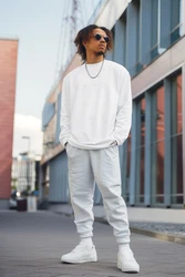 Reichstadt Longsleeve Oversize Langarm Shirt Style 23RS042 weiß (23RS042)