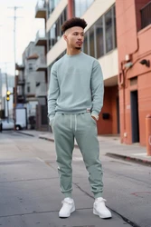 Reichstadt Longsleeve Oversize Langarm Shirt Style 23RS042 Mint/Grau (23RS042)