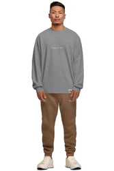 Reichstadt Longsleeve Oversize Langarm Shirt Style 23RS042 Dunkelgrau (23RS042)