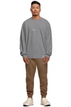 Reichstadt Longsleeve Oversize Langarm Shirt Style 23RS042 Dunkelgrau (23RS042)