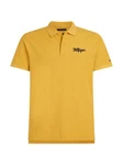 Tommy Hilfiger Poloshirt HILFIGER CHAINSTITCH REG POLO Gelb