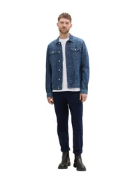 Jeansjacke mit aufgesetzten Brusttaschen