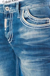 Cipo & Baxx Regular-fit Jeans Blau/Hellblau