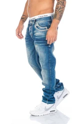 Cipo & Baxx Regular-fit Jeans Blau/Hellblau