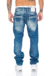 Cipo & Baxx Regular-fit Jeans Blau/Hellblau