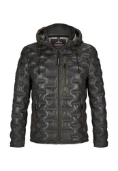 Milestone Steppjacke MSTamino Dunkelgrau/Grau/Dunkelgrün