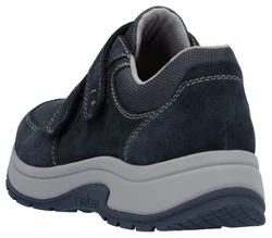 Rieker Klettschuh Halbschuh Freizeitschuh Blau/Dunkelblau/Hellblau
