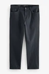 Next Straight Fit Hose im Jeans-Stil Dunkelblau/Blau/Grau