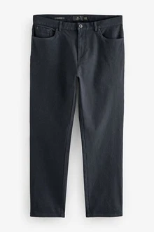 Next Straight Fit Hose im Jeans-Stil Dunkelblau/Blau/Grau