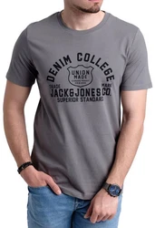 Jack & Jones Print-Shirt (5er-Pack) T-Shirts mit Aufdruck Blau/Grau/Dunkelblau/Hellblau/Mischfarben