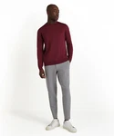 FALKE Strickpullover Dunkelrot/Bordeaux