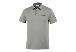 Columbia Poloshirt Nelson Point Grau/Hellgrau/Dunkelgrau/Braun
