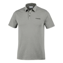 Columbia Poloshirt Nelson Point Grau/Hellgrau/Dunkelgrau/Braun